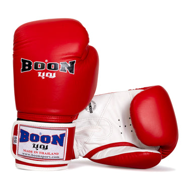 BGVR Classic Velcro Glove Red & White